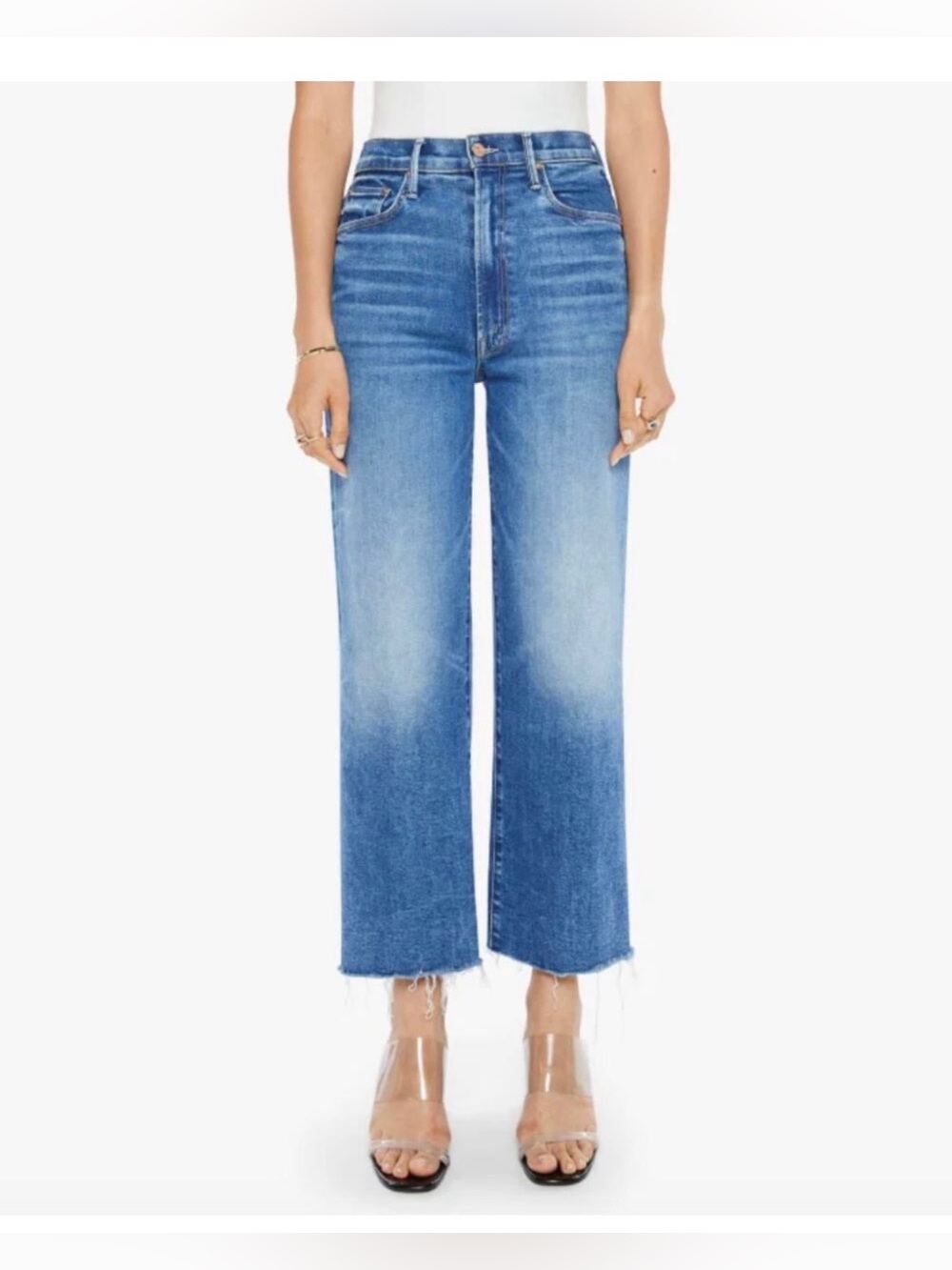 MOTHER Maven Ankle Fray Jeans